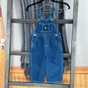 John Deere Kids Blue Denim Overalls